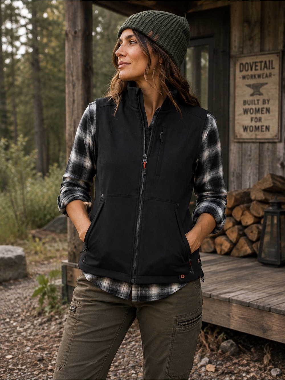 Women's Dovetail Workwear Mfon Work Vest - New never been worn
